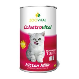 شير خشك ZooVital مخصوص بچه گربه مدل Colostro Vital به همراه شيشه شير - 200 گرم