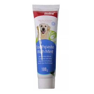 خمیر دندان بیولاین مخصوص سگ با طعم نعناع 100 گرمی