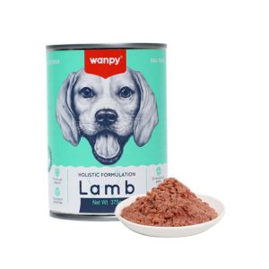 کنسرو سگ ونپی با طعم گوشت بره Wanpy Lamb Dog Food وزن 375 گرم