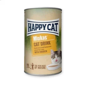 کنسرو غذای گربه هپی کت با طعم مرغHappy Cat Minkas Chicken Drink وزن135میلی لیتر