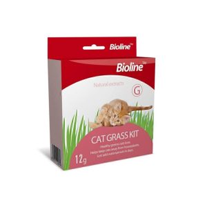 کیت سبزه گربه بایولاین 12 گرم bioline cat grass kit