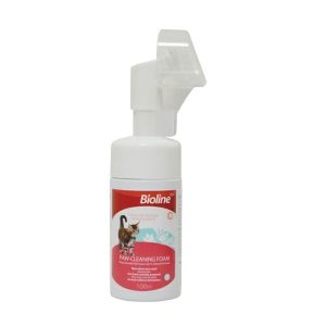 فوم پاک کننده پنجه گربه بایولاین Bioline Paw-Cleaning Foam For Cat حجم 100 میلیلیتر