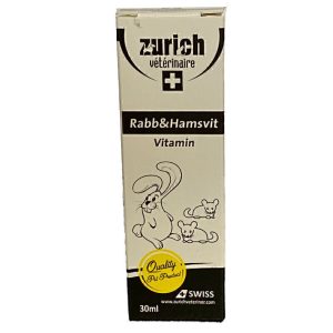 قطره مولتی ویتامین Rabb&hamsvit جوندگان زوریخ حجم 30 میلی لیتر
