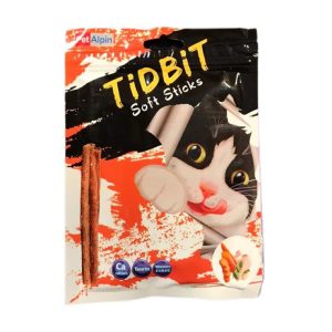 تشویقی مدادی نرم گربه حاوی مرغ و هویج TIDBIT