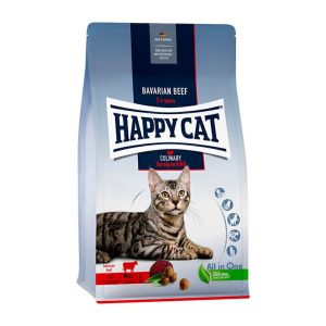 غذای خشک گربه هپی کت با طعم گوشت گوساله Happy Cat Culinary Voralpen Rind وزن 4 کیلوگرم