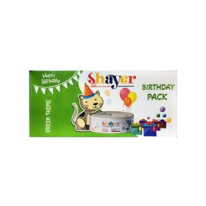 پک کیک تولد گربه با طعم مرغ و ژامبون شایر Shayer Birthday Pack