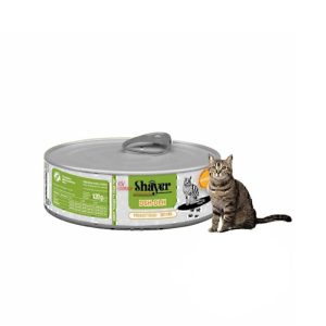 کنسرو غذای گربه شایر مناسب نژادهای Shayer Cat Wet Food DSH-DLH وزن 120 گرم