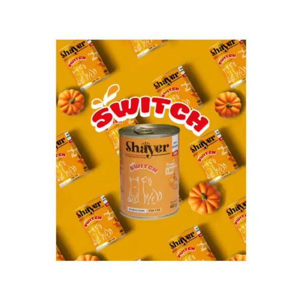 پوره سگ و گربه شایر با طعم کدو حلوایی Shayer Pumpkin Pure وزن 400 گرم - Image 2