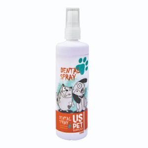 اسپری دندان سگ و گربه یو اس پت UsPet Dental Spray حجم 120 میلیلیتر