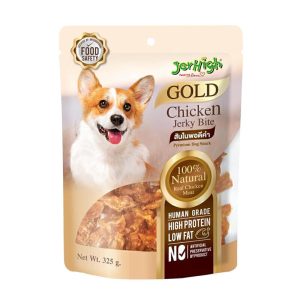 تشویقی سگ جرهای لقمهای با طعم مرغ وزن 325 گرم