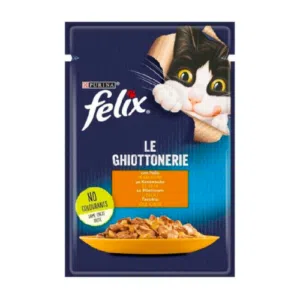 پوچ گربه فلیکس با طعم مرغ Felix Chicken In Jelly وزن 85 گرم