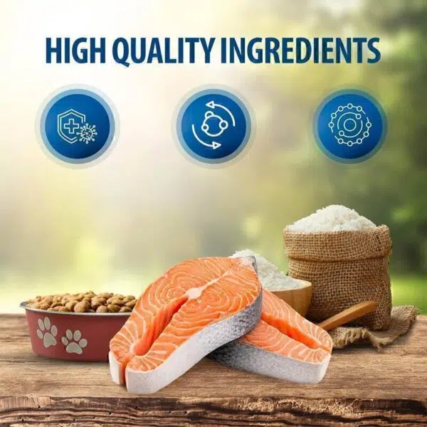 غذای خشک گربه بالغ با طعم ماهی سالمون رفلکس پلاس وزن 1.5 کیلوگرم - Image 4