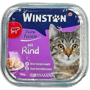 ووم گربه وینستون با طعم گوشت گاو Winston with Beef