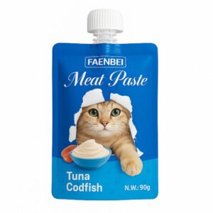 پودینگ گربه فنبی با طعم ماهی کاد وزن۹۰گرم
