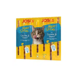 تشویقی مدادی گربه جوسرا با طعم سالمون و قزل‌آلا JOSICat Meat Stick وزن ۳۵ گرم